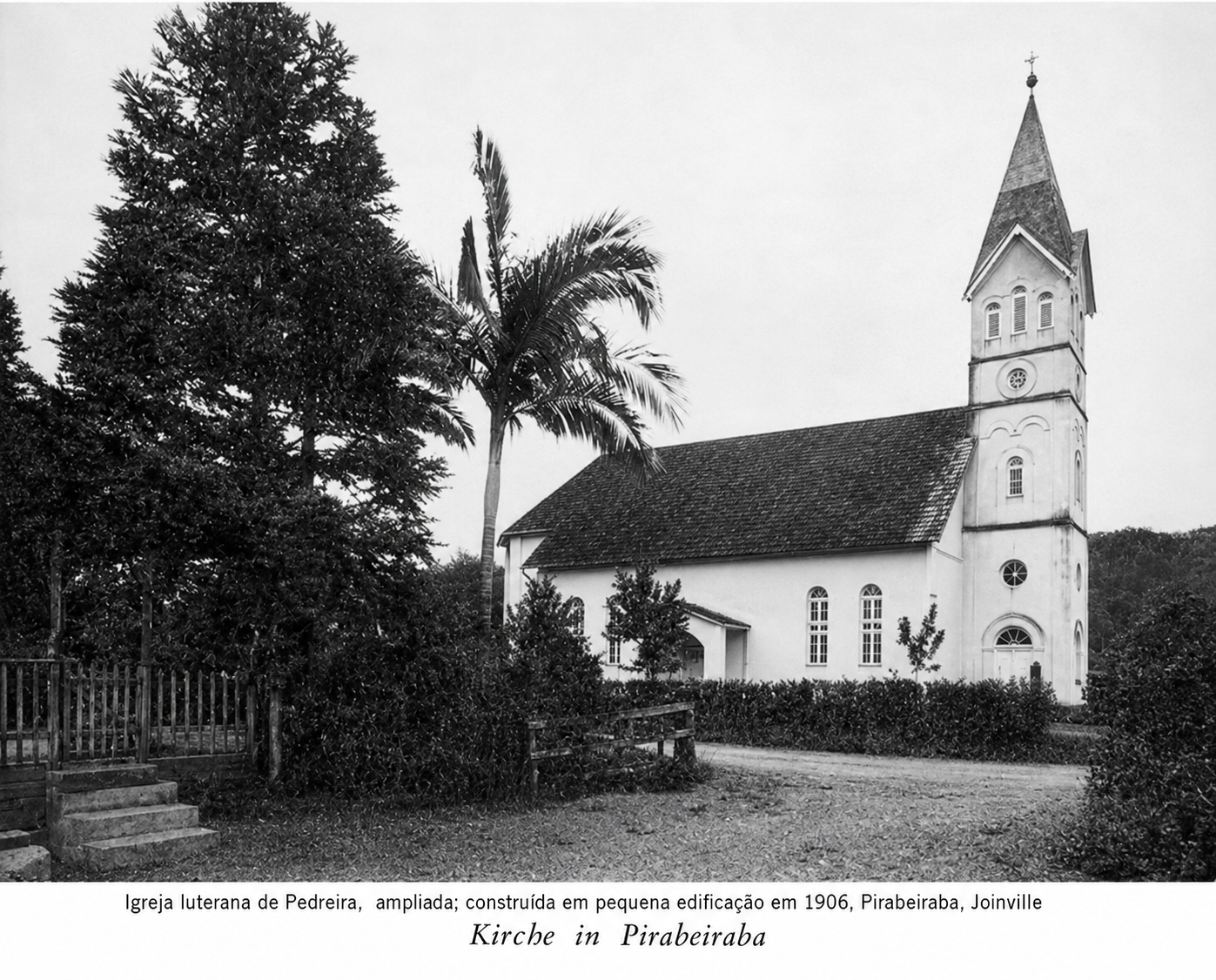 Casa enxaimel alemã em área rural de Joinville, preservada desde a colonização do século XIX